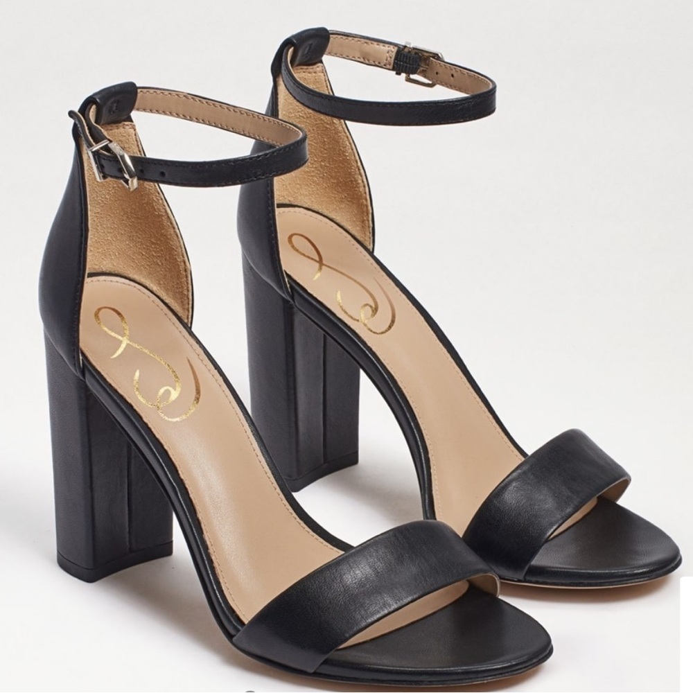 Yaro Block Heel Sandal black size 8.5